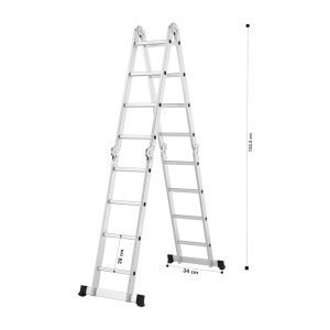 მრავალფუნქციური კიბე — ქირავდება ალუმინის კეცვადი კიბე